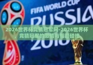 2026世界杯竞猜冠军网-2026世界杯，竞猜冠军的激情与智慧碰撞