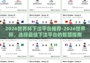 2026世界杯下注平台推荐-2026世界杯，选择最佳下注平台的智慧指南
