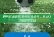 世界杯竞猜网-世界杯竞猜网，足球狂欢的数字乐园