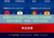 世界杯外围竞猜平台-世界杯外围竞猜的多元视角，风险、娱乐与挑战