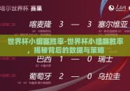 世界杯小组赛胜率-世界杯小组赛胜率，揭秘背后的数据与策略