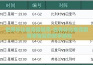世界杯比赛竞猜赔率-世界杯比赛竞猜，赔率背后的数字游戏