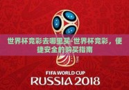 世界杯竞彩去哪里买-世界杯竞彩，便捷安全的购买指南