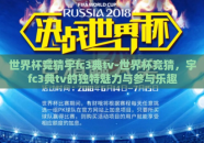 世界杯竞猜宇fc3典tv-世界杯竞猜，宇fc3典tv的独特魅力与参与乐趣