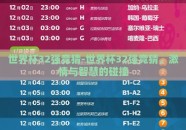 世界杯32强竞猜-世界杯32强竞猜，激情与智慧的碰撞