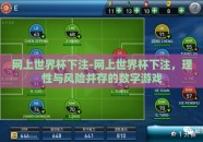 网上世界杯下注-网上世界杯下注，理性与风险并存的数字游戏