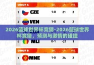 2026篮球世界杯竞猜-2026篮球世界杯竞猜，预测与激情的碰撞