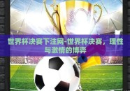 世界杯决赛下注网-世界杯决赛，理性与激情的博弈