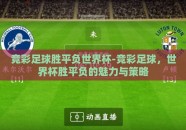 竞彩足球胜平负世界杯-竞彩足球，世界杯胜平负的魅力与策略