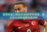 世界杯盘口网站让球-世界杯足球，盘口与让球策略的深度剖析