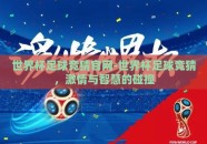 世界杯足球竞猜官网-世界杯足球竞猜，激情与智慧的碰撞