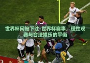 世界杯网站下注-世界杯赛事，理性观赛与合法娱乐的平衡