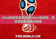2026世界杯买球竞猜-2026世界杯，买球竞猜的激情与策略