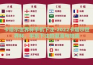 卡塔尔世界杯手机下注-2022卡塔尔世界杯，手机下注的潮流与挑战