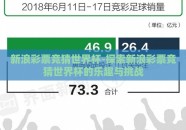 新浪彩票竞猜世界杯-探索新浪彩票竞猜世界杯的乐趣与挑战