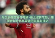 怎么参加世界杯竞猜-踏上激情之旅，如何参与世界杯竞猜的乐趣与技巧