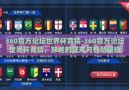 360官方论坛世界杯竞猜-360官方论坛世界杯竞猜，球迷的狂欢与智慧碰撞