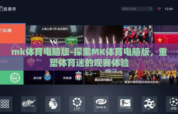 mk体育电脑版-探索MK体育电脑版，重塑体育迷的观赛体验