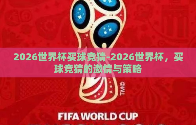 2026世界杯买球竞猜-2026世界杯，买球竞猜的激情与策略