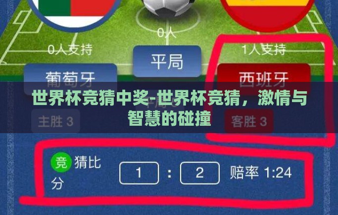 世界杯竞猜中奖-世界杯竞猜，激情与智慧的碰撞