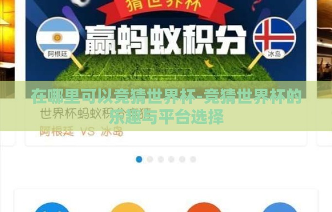 在哪里可以竞猜世界杯-竞猜世界杯的乐趣与平台选择