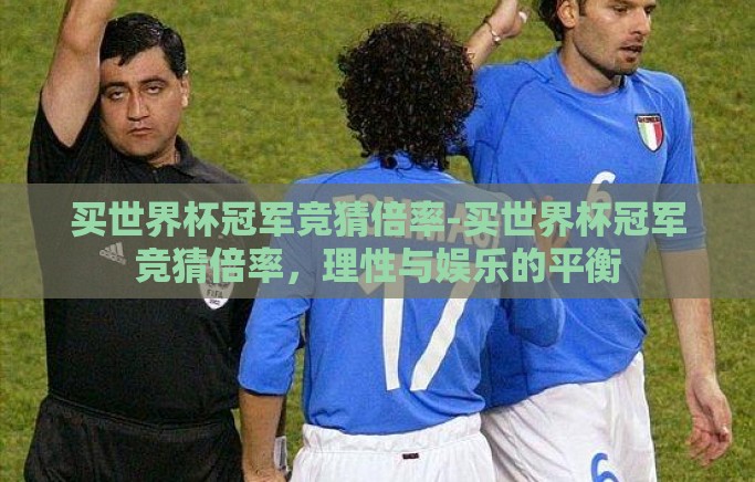 买世界杯冠军竞猜倍率-买世界杯冠军竞猜倍率，理性与娱乐的平衡