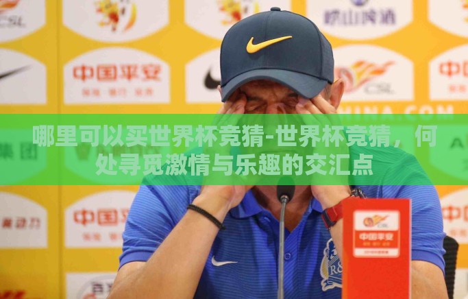 哪里可以买世界杯竞猜-世界杯竞猜,何处寻觅激情与乐趣的交汇点 哪里可以买世界杯竞猜-世界杯竞猜,何处寻觅激情与乐趣的交汇点