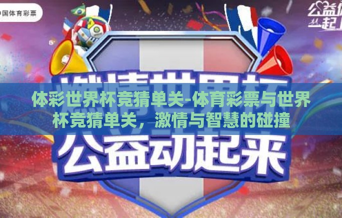 体彩世界杯竞猜单关-体育彩票与世界杯竞猜单关，激情与智慧的碰撞