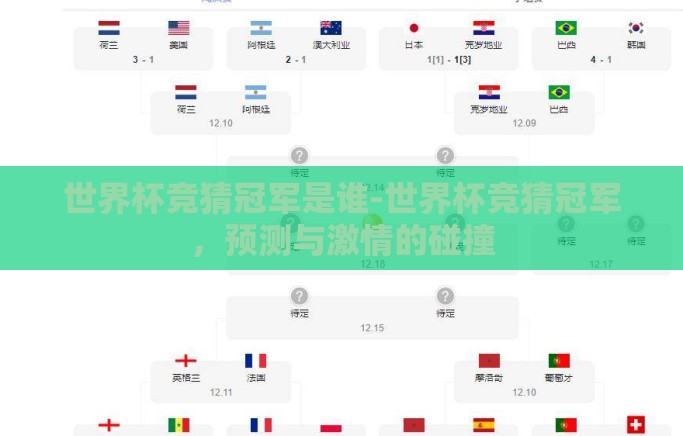 世界杯竞猜冠军是谁-世界杯竞猜冠军，预测与激情的碰撞
