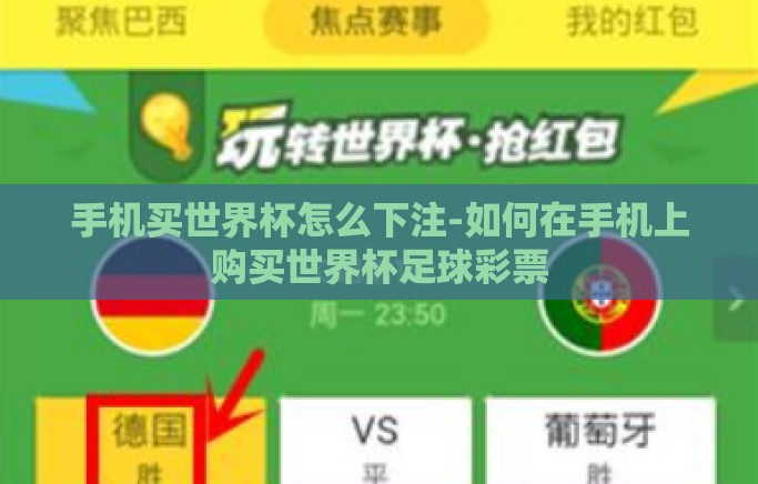 手机买世界杯怎么下注-如何在手机上购买世界杯足球彩票