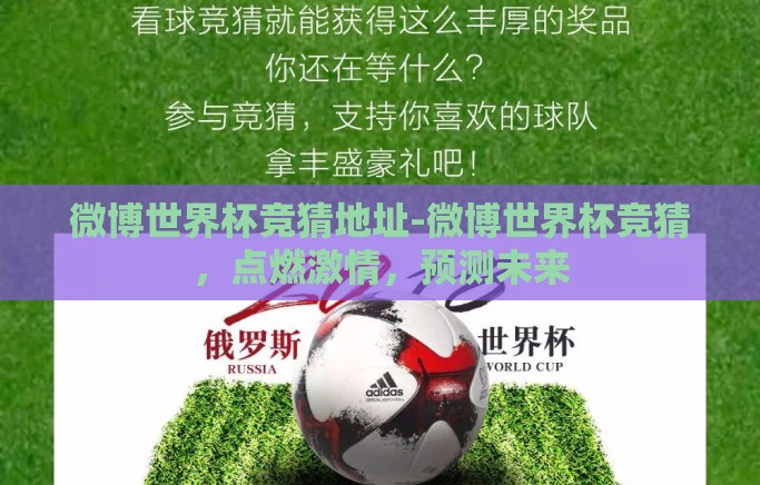 微博世界杯竞猜地址-微博世界杯竞猜，点燃激情，预测未来