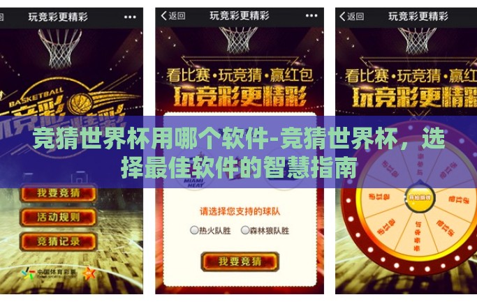 竞猜世界杯用哪个软件-竞猜世界杯，选择最佳软件的智慧指南